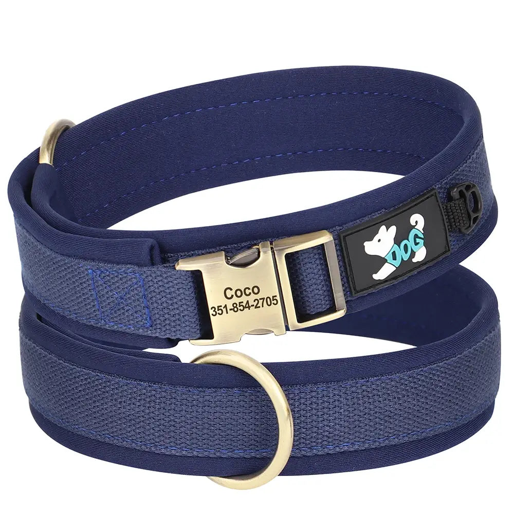 Collare per cani in nylon personalizzato collari per cani