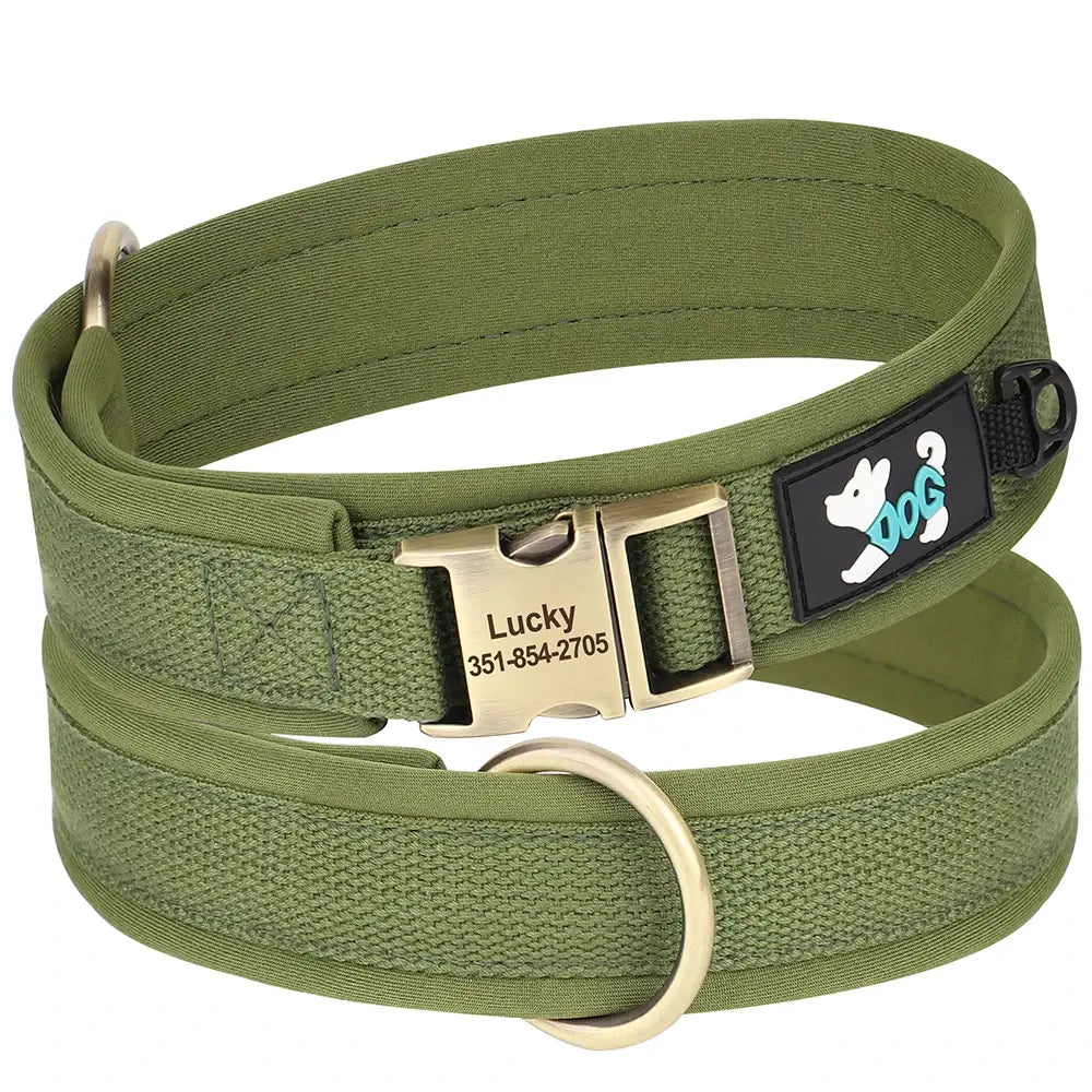 Collare per cani in nylon personalizzato collari per cani