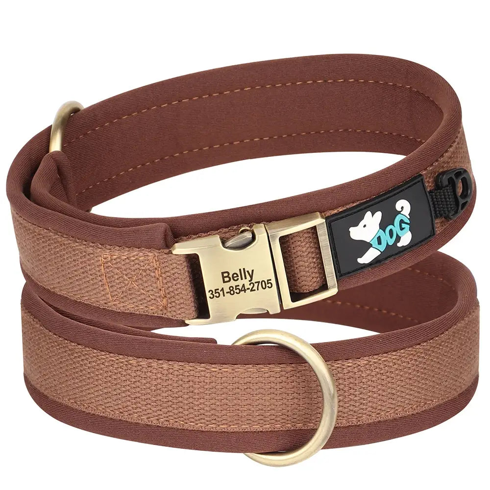 Collare per cani in nylon personalizzato collari per cani