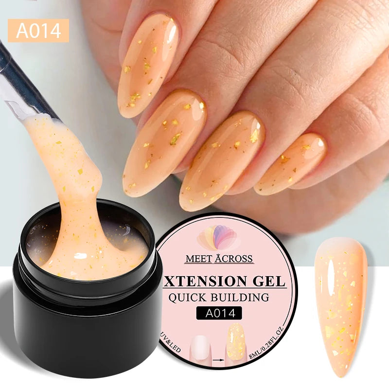 Gel Smalto per unghie Oro Effetto Vernis Gel UV semipermanente