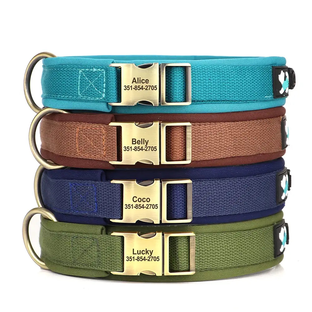 Collare per cani in nylon personalizzato collari per cani