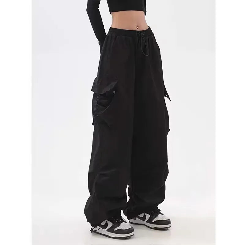 Pantaloni Donna larghi Casual con  Elastico in vita