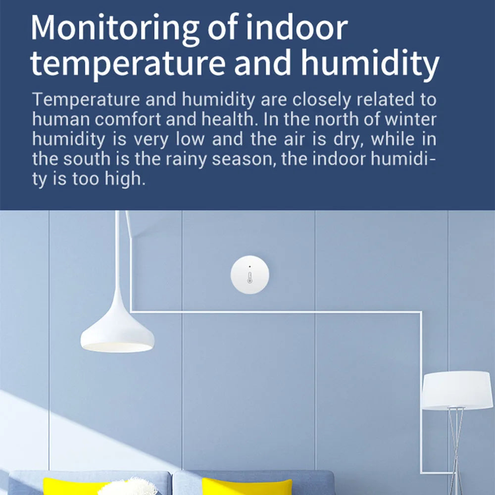 Sensore di temperatura e umidità Tuya Zigbee 3.0