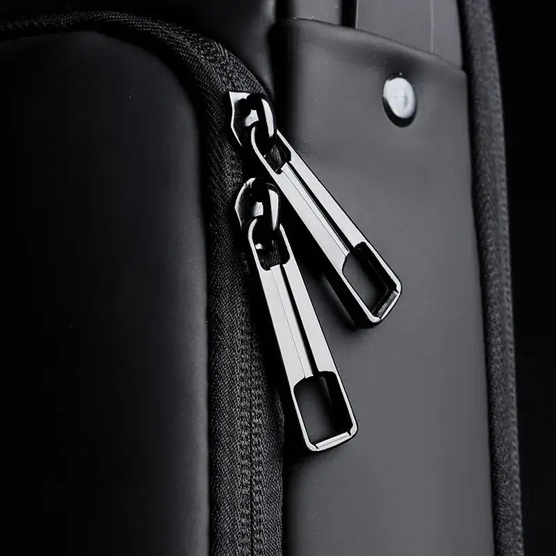 Borsa a tracolla da uomo multifunzione antifurto USB Messenger Pack da uomo