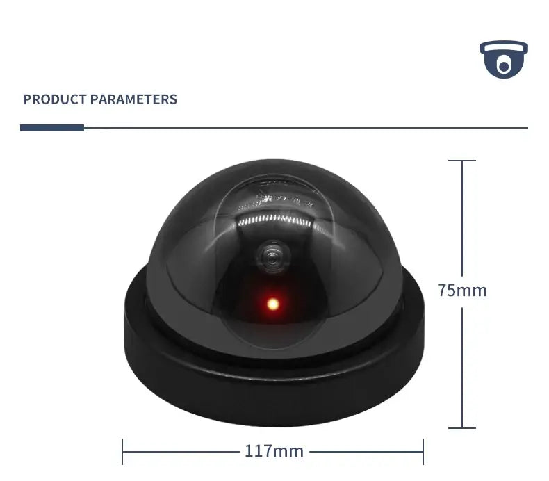 Telecamera finta lampeggiante a led sorveglianza e sicurezza