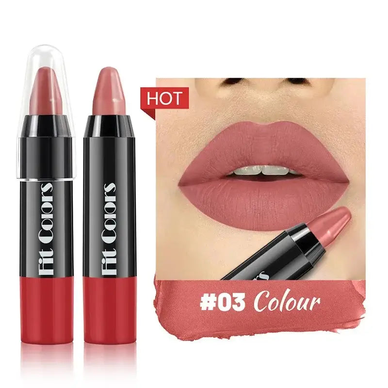 Rossetti 8 colori lip stick lunga durata impermeabile