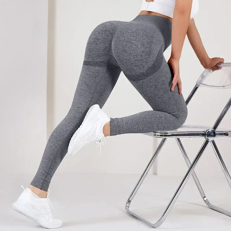 Donne Yoga Leggings Vita Alta Esercizio Pantaloni Sportivi Fitness Palestra