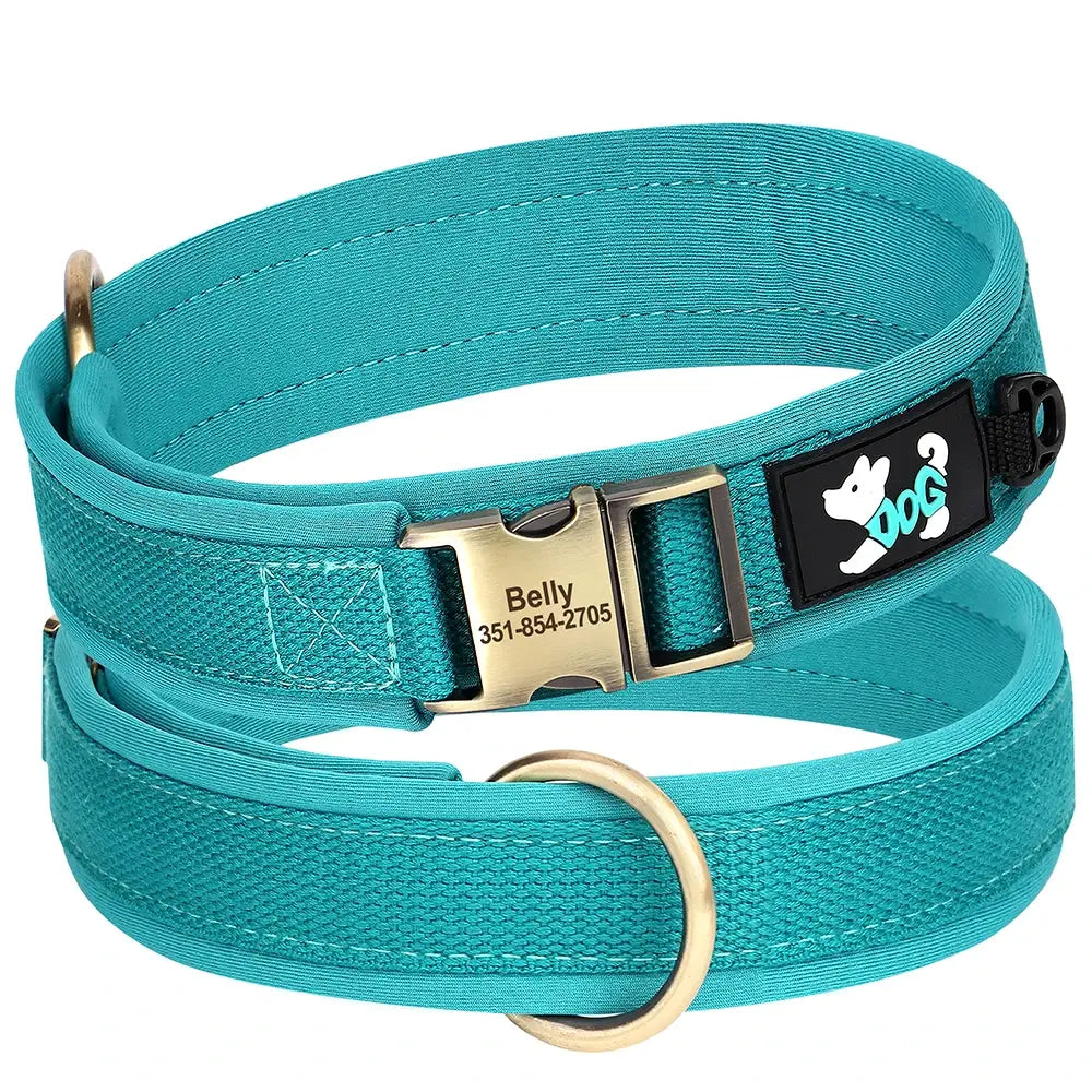 Collare per cani in nylon personalizzato collari per cani