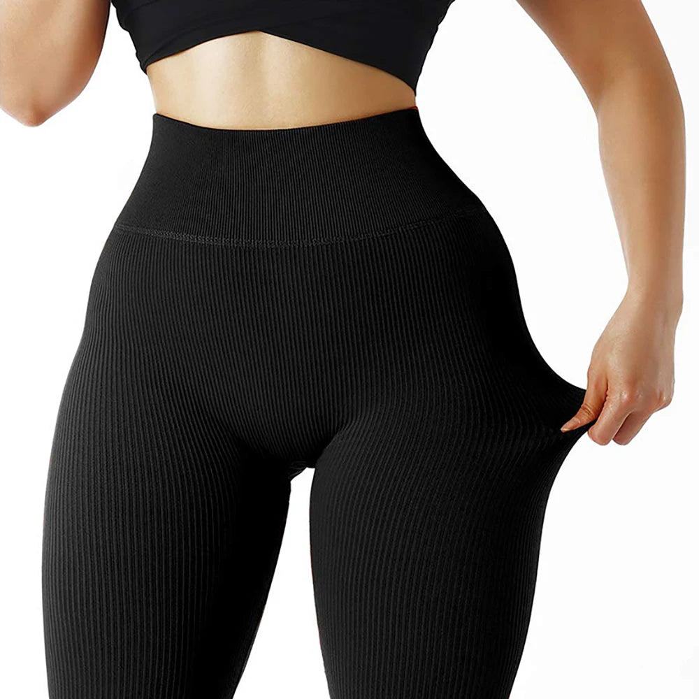 Sexy Gym Leggings Donne Fitness Senza Cuciture