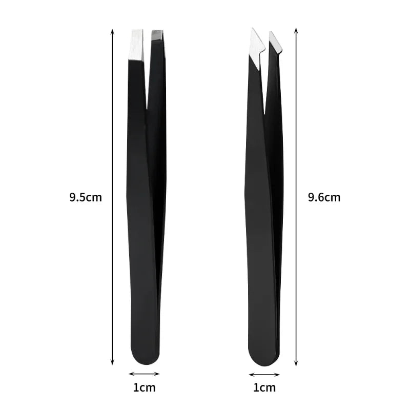 Pinzette per sopracciglia Strumenti in acciaio inossidabile Ciglia