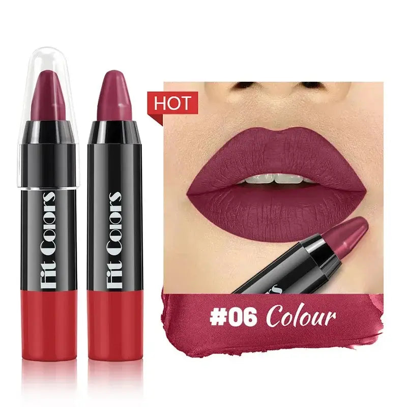 Rossetti 8 colori lip stick lunga durata impermeabile