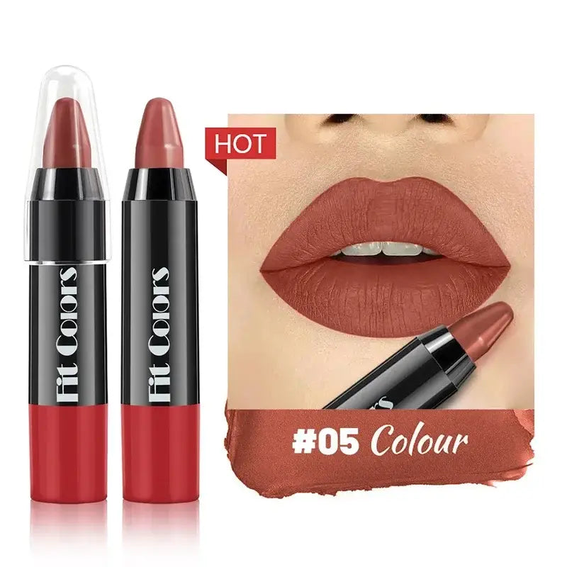 Rossetti 8 colori lip stick lunga durata impermeabile