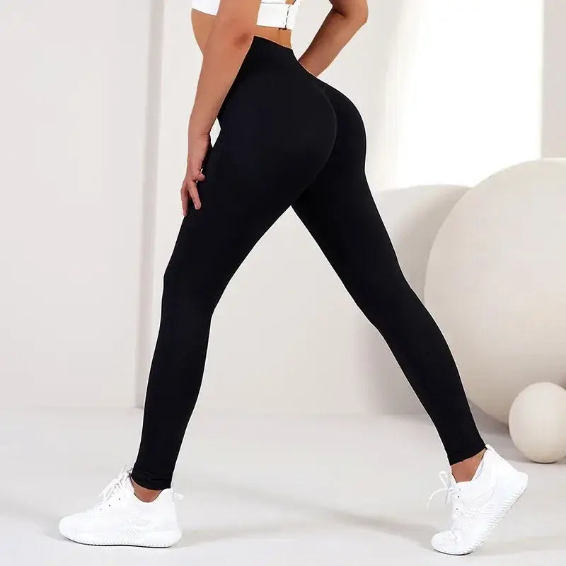 Donne Yoga Leggings Vita Alta Esercizio Pantaloni Sportivi Fitness Palestra