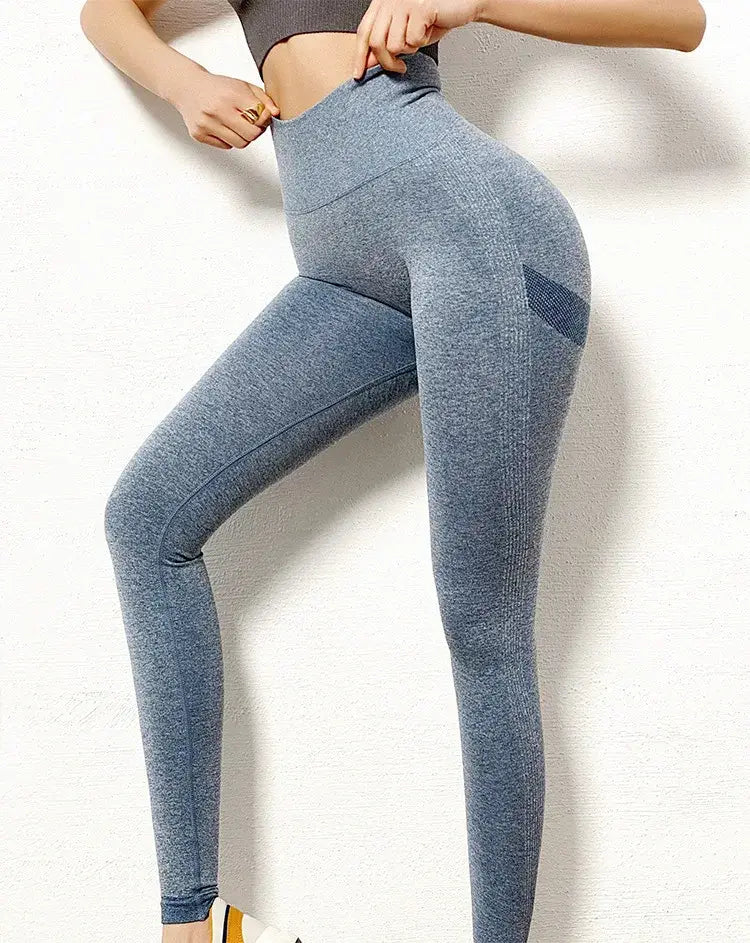 Donne Yoga Leggings Vita Alta Esercizio Pantaloni Sportivi Fitness Palestra