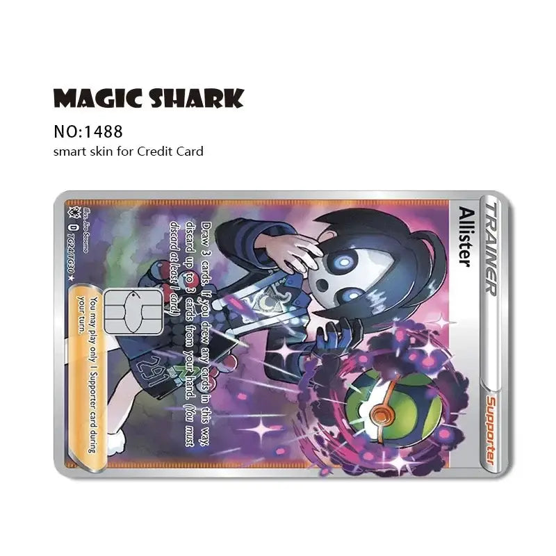 Pokemon cover per carta di credito debit bank card front