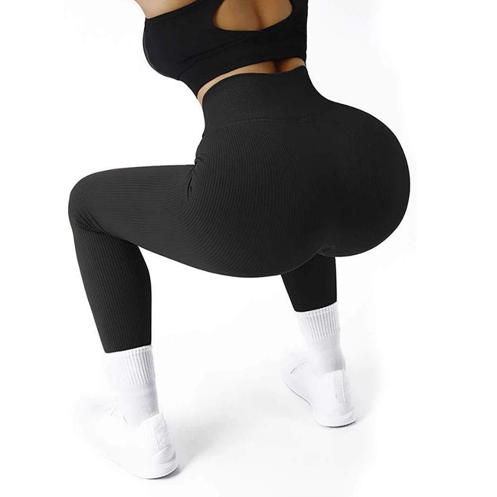 Sexy Gym Leggings Donne Fitness Senza Cuciture