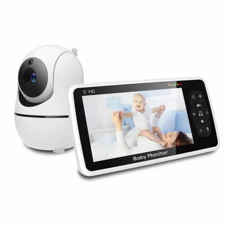 Baby monitor video da 5 pollici con fotocamera e audio, - Baby Monitor Video