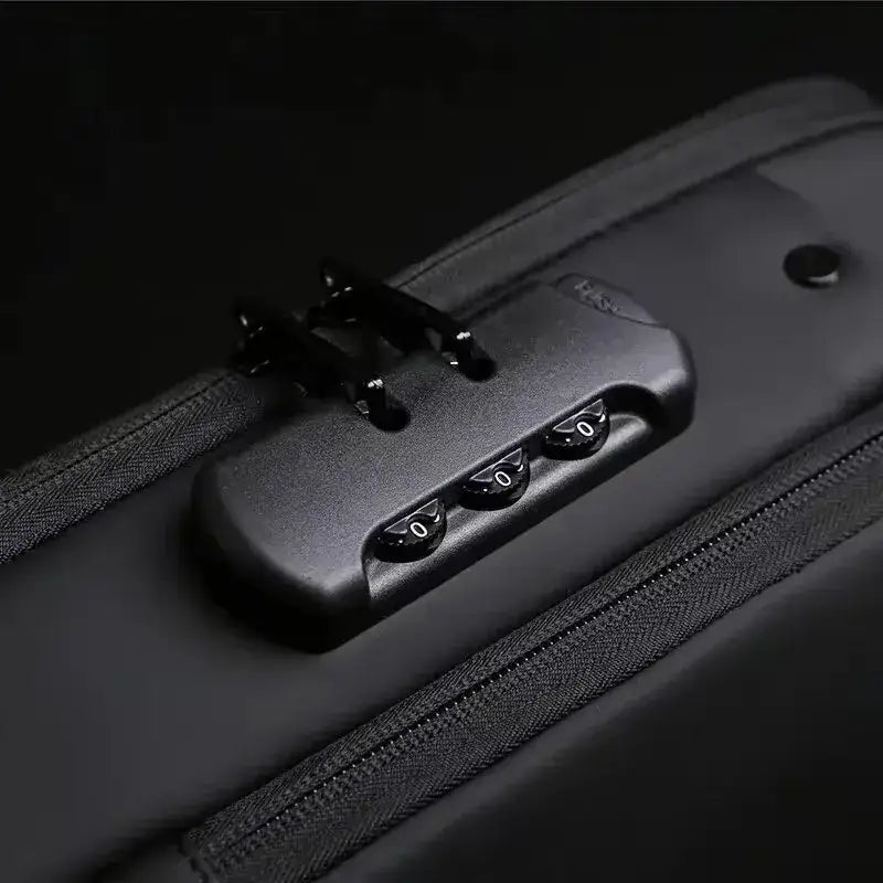 Borsa a tracolla da uomo multifunzione antifurto USB Messenger Pack da uomo - Borsa a tracolla da uomo