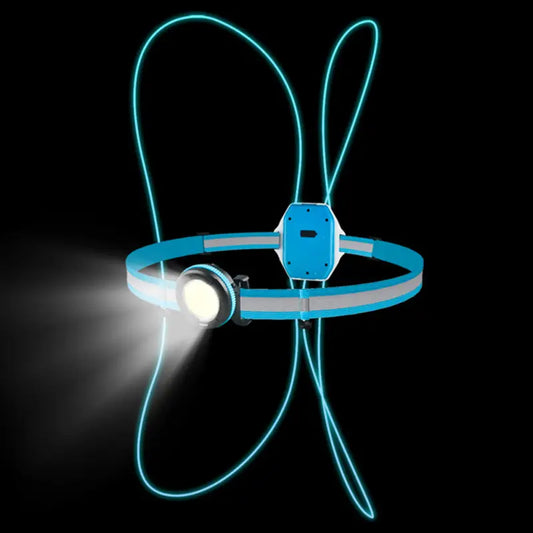 Faro luminoso di sicurezza impermeabile a LED per ciclismo all’aperto - Blu / 10 in magazzino / SPEDIZIONE GRATUITA