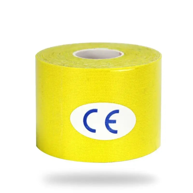 Ginocchiere Protector bendaggio autodesivo per dolore muscolare - Yellow / 10 cm X 500 cm - autodesivo per dolore