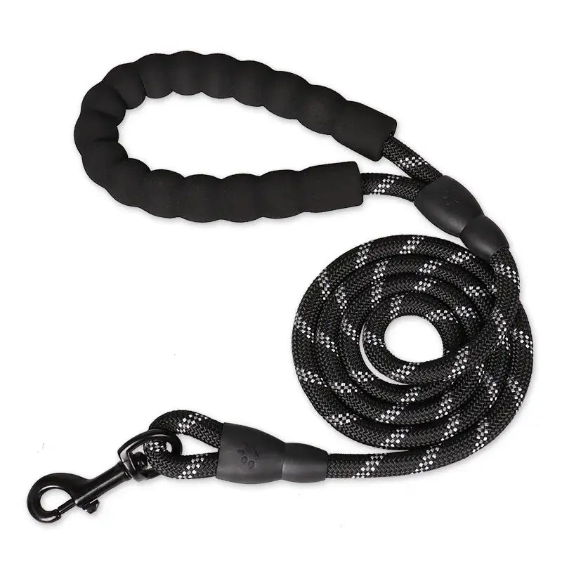 Guinzagli forti per cani guinzaglio per cani con manico - black / 0.8CM 120CM - Guinzagli forti per cani