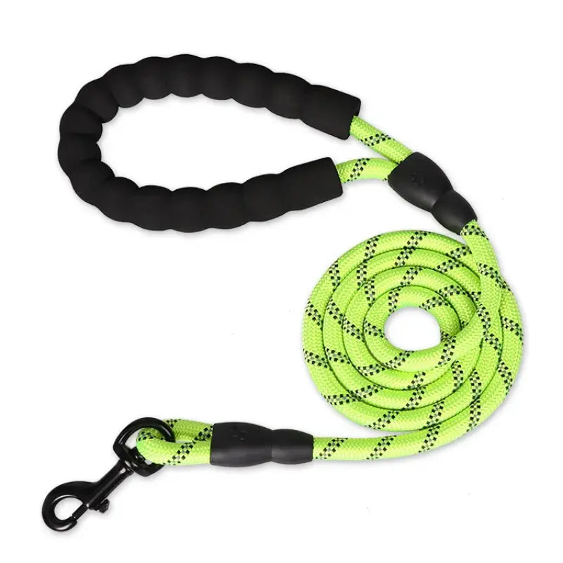 Guinzagli forti per cani guinzaglio per cani con manico - green / 0.8CM 120CM - Guinzagli forti per cani