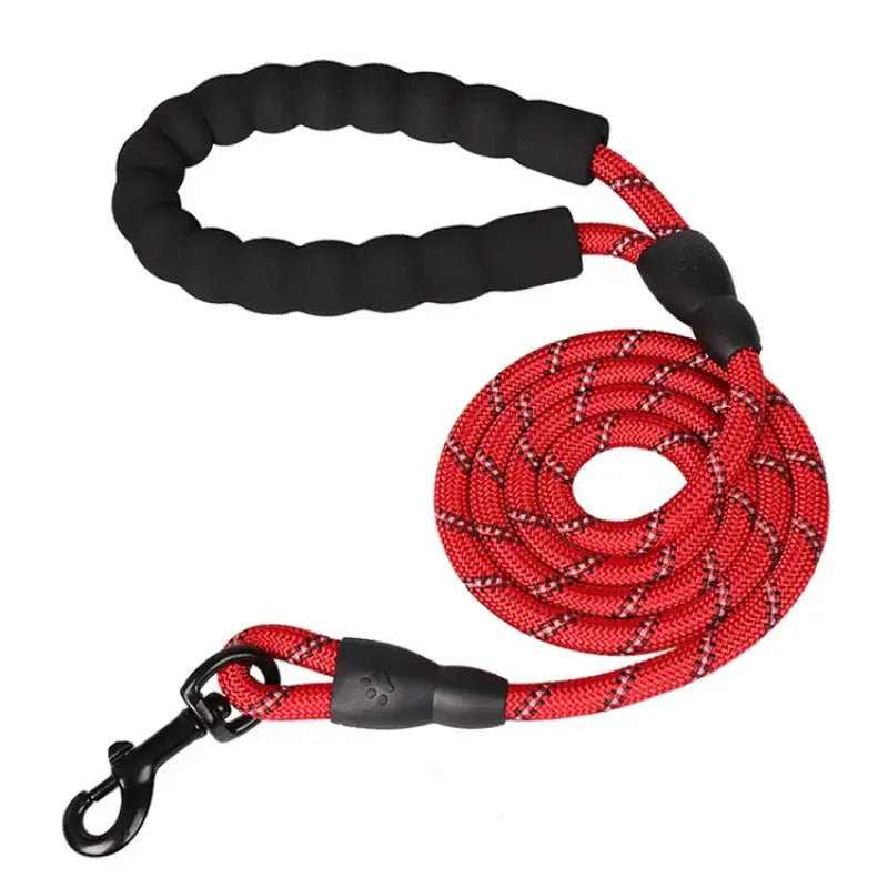 Guinzagli forti per cani guinzaglio per cani con manico - Red / 0.8CM 120CM - Guinzagli forti per cani