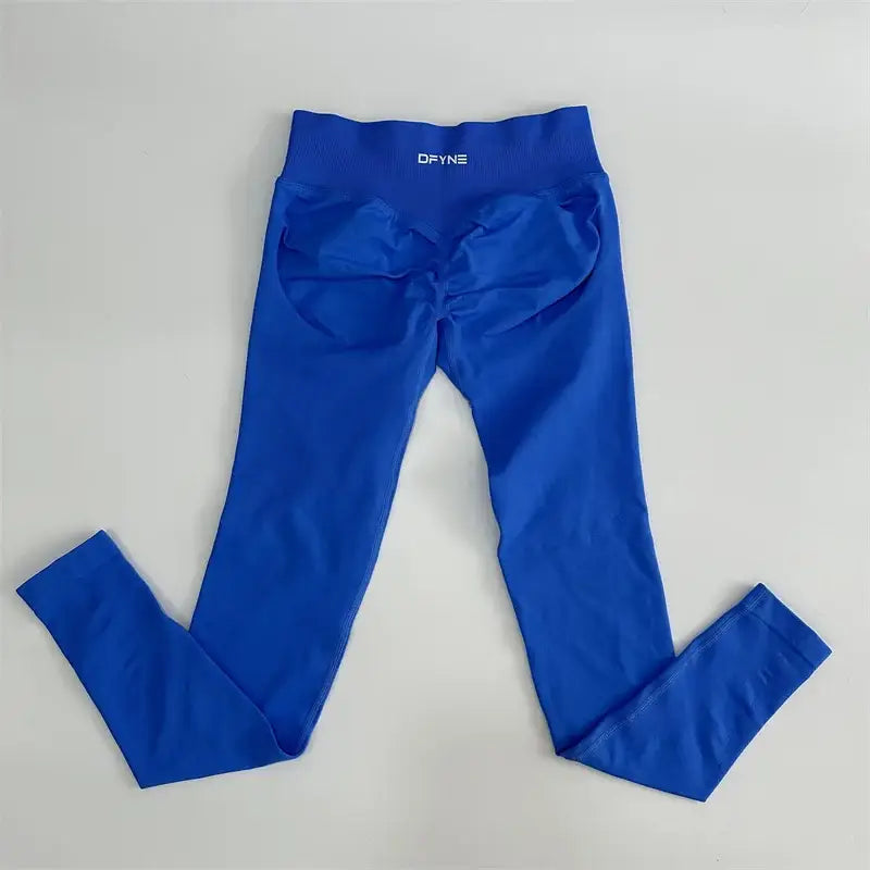 Leggings Donna Yoga Leggings Palestra Pantaloni Sportivi - Electric Blue / XS - Leggings Donna Yoga