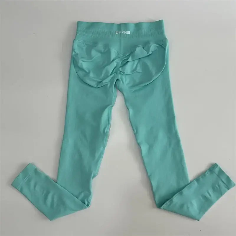 Leggings Donna Yoga Leggings Palestra Pantaloni Sportivi - Mint green / XS - Leggings Donna Yoga