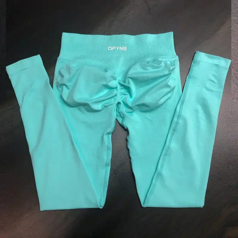 Leggings per le donne senza cuciture Yoga Legging Cintura bassa Fitness - ICE MINT / S - Yoga Legging