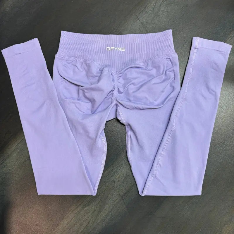 Leggings per le donne senza cuciture Yoga Legging Cintura bassa Fitness - LILAC / M - Yoga Legging