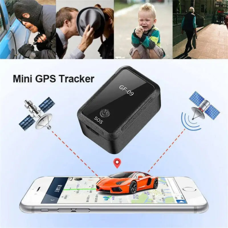 Localizzatore GPS per auto Dispositivo di registrazione remota - Nero - Localizzatore GPS per auto