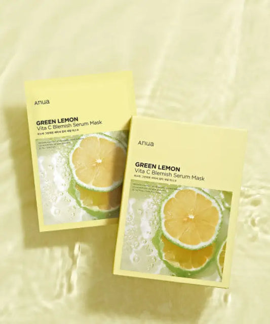 Maschera Siero Imperfezioni Vita C Limone Verde 25ml x 10ea - Facial Mask