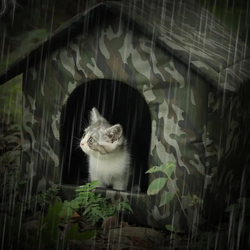 Casa per gatti e cani di piccola taglia media impermeabile 3285c8-2 Questa casa impermeabile è perfetta per i tuoi animali do...