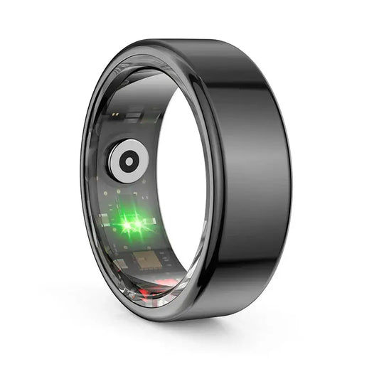 Nuovo r02 bracciale fitness smart ring ip68 impermeabile - Black / 10 - bracciale fitness Smart Ring