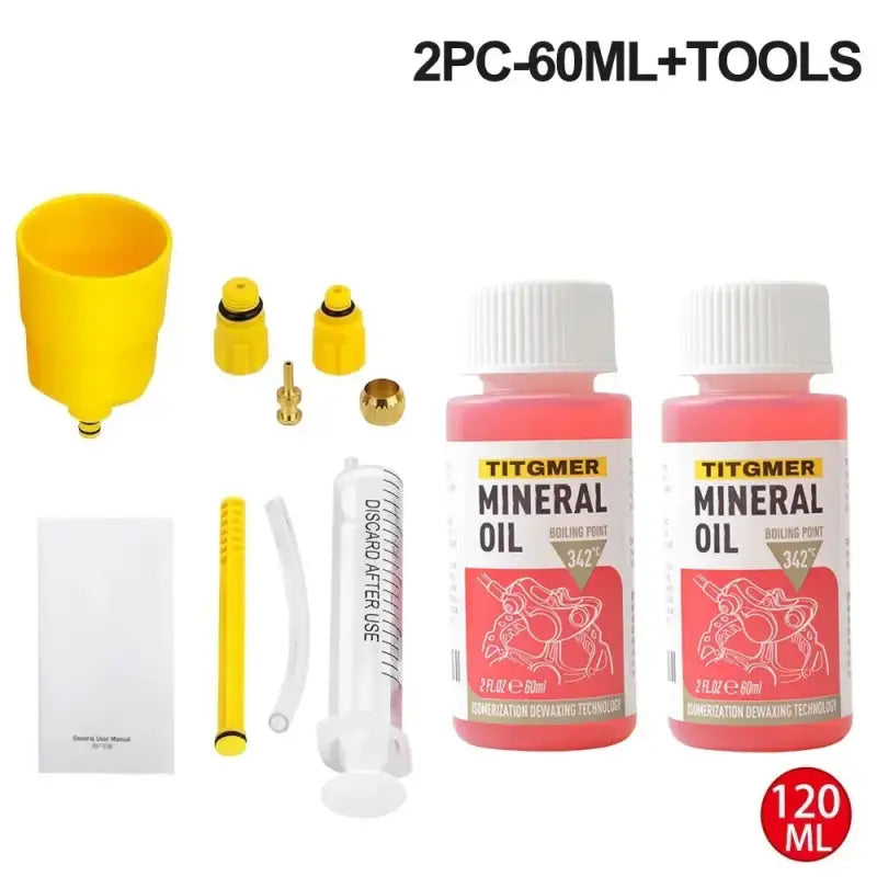 Olio minerale liquido dei freni accessori per biciclette di qualità superiore - 2PC-60ML TOOLS - accessori