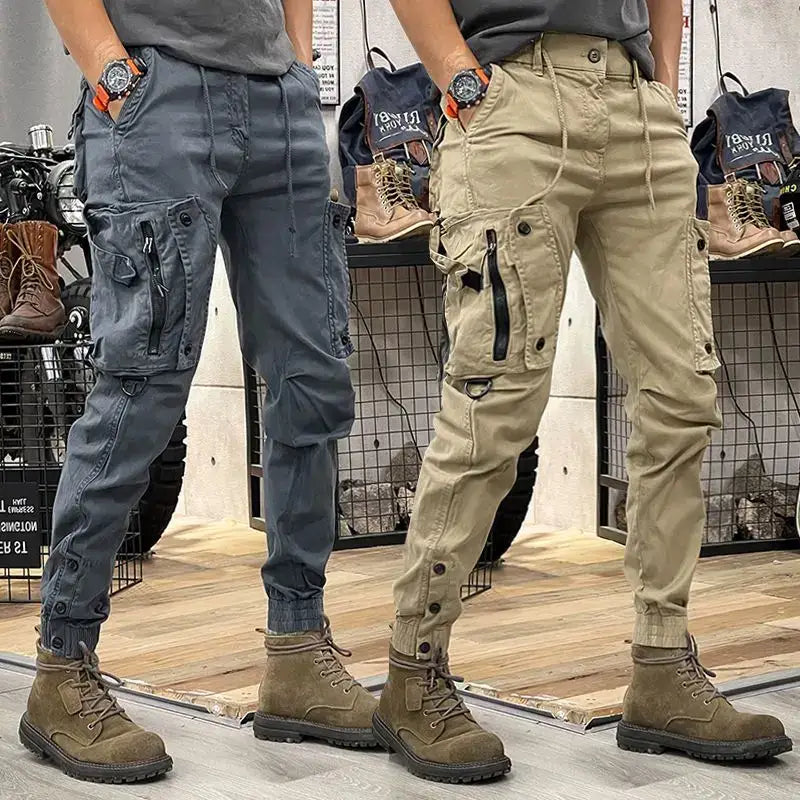 Pantaloni cargo in cotone tattico militare per pantaloni - pantaloni casual elastici da uomo