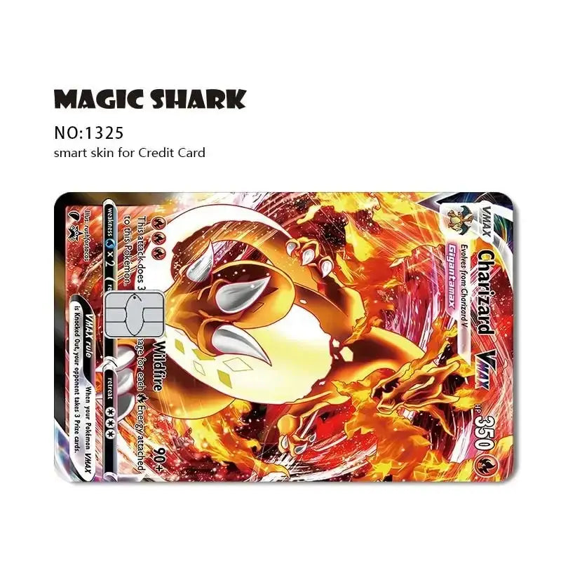 Pokemon cover per carta di credito debit bank card front - 1325 / Large Chip - Cover per carta di credito