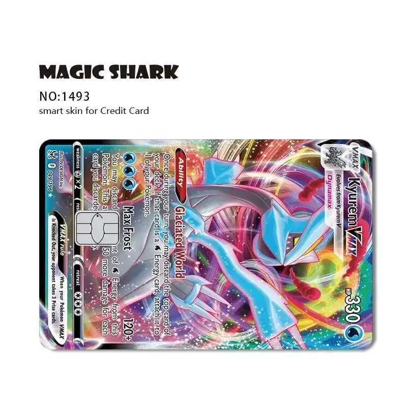 Pokemon cover per carta di credito debit bank card front - 1493 / No Chip - Cover per carta di credito