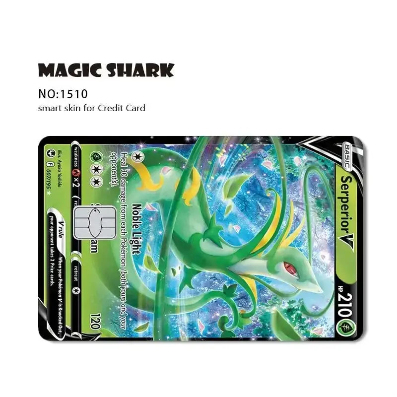 Pokemon cover per carta di credito debit bank card front - 1510 / No Chip - Cover per carta di credito