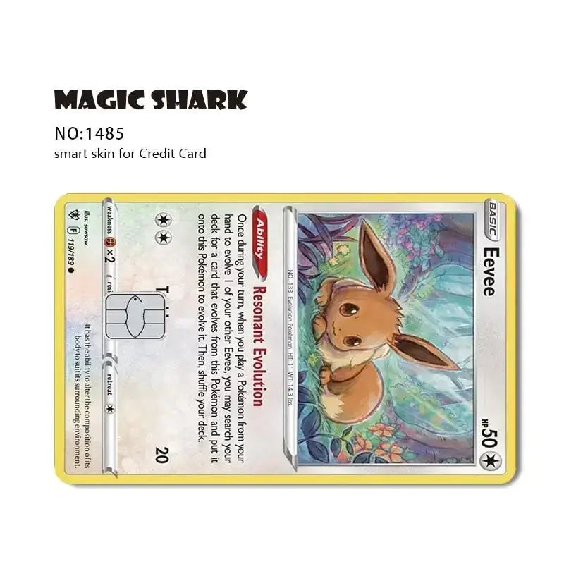 Pokemon cover per carta di credito debit bank card front - Cover per carta di credito