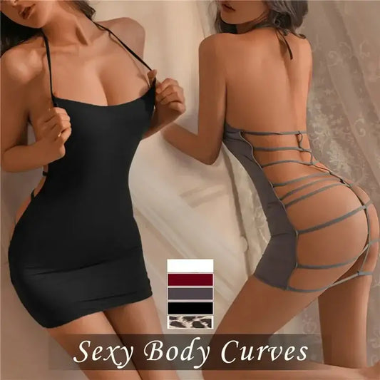 Sex Exotic Open Bra Clothes Women Night Dress Porno Sexy Lingerie camicia da notte Babydoll Sex Underwear Dress Erotic Lace Sleepwear - ITALY STORE