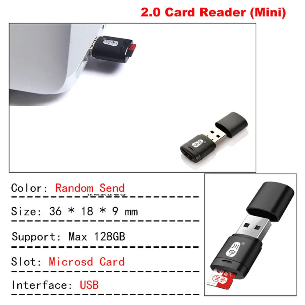 Micro SD Card Reader 2.0 USB High Speed Adapter