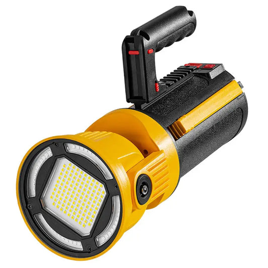 Torcia a LED super luminosa e pieghevole è perfetta per il campeggio e altre attività all’aperto - GIALLO + NERO