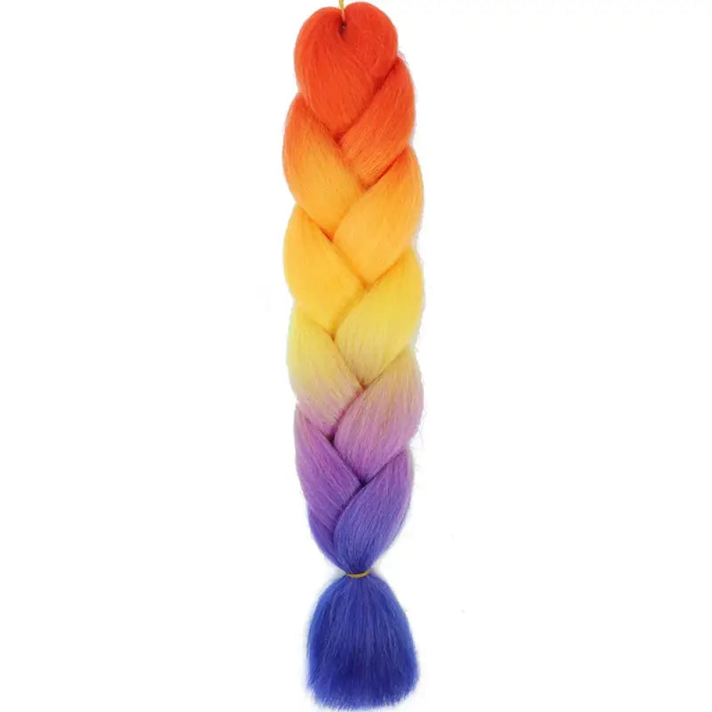 Trecce estensioni sintetico intrecciatura capelli afro - zitong-E2 / 24inches - Trecce Estensioni